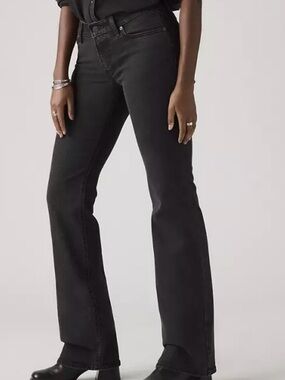 Levi’s Women’s Superlow Boot Jeans Size 27 Gray Bootcut jeans Flared Grunge